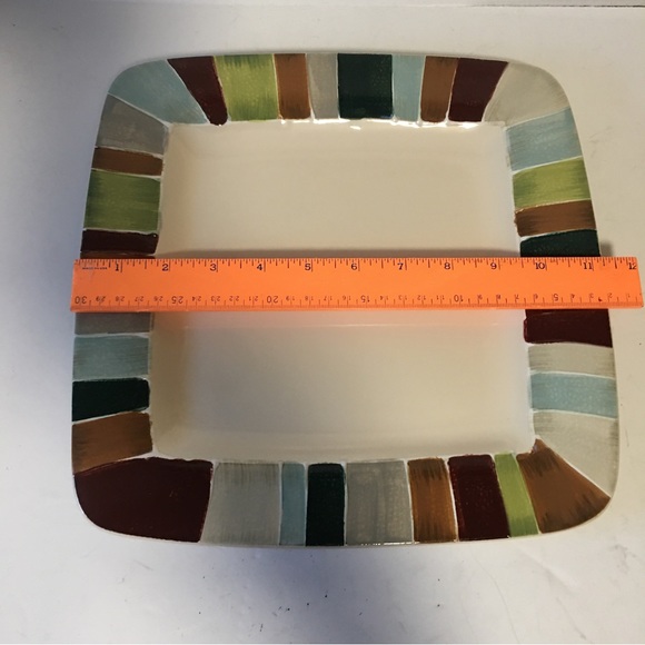 11 1/4” Plate/Platter Tabletops Lifestyles Jentry Hand Painted & Hand Crafted - Picture 3 of 8